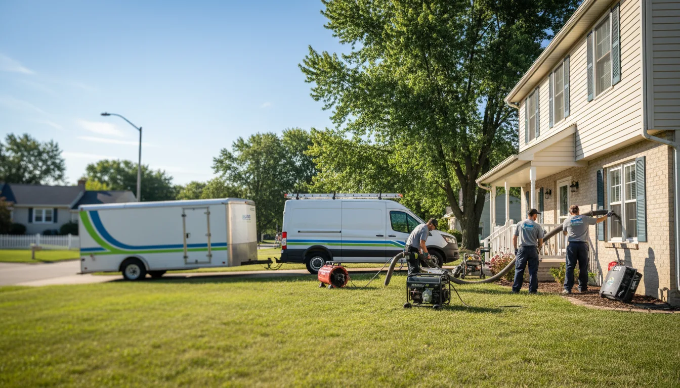 Flooded Basement Restoration And Cleanup With Repair in Oxford, IA near me